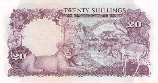 Uganda 20 Shilling 1966 p.3